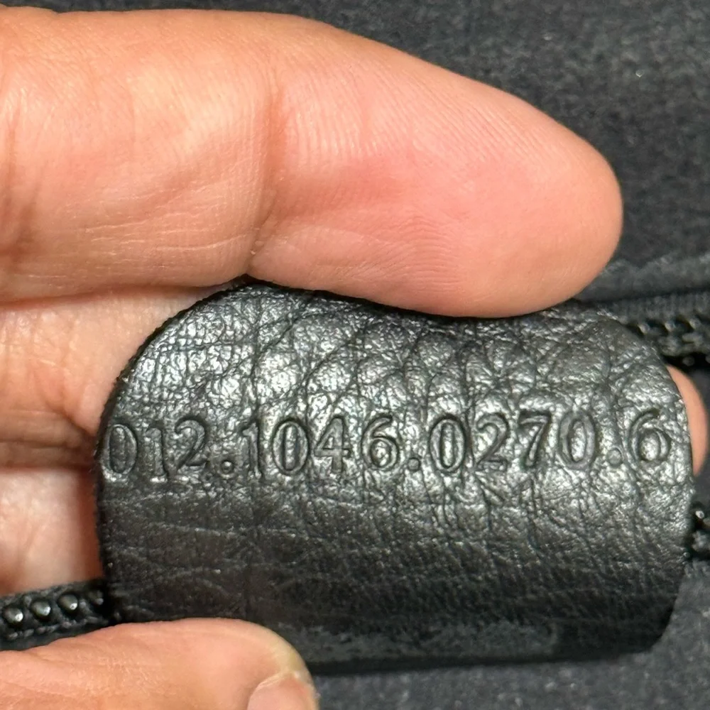 Gucci Black Leather Briefcase